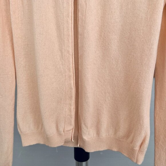 Vintage 100% Cashmere C&A Your‎ Sixth Sense Pink Cardigan Sz XS - Picture 3 of 14